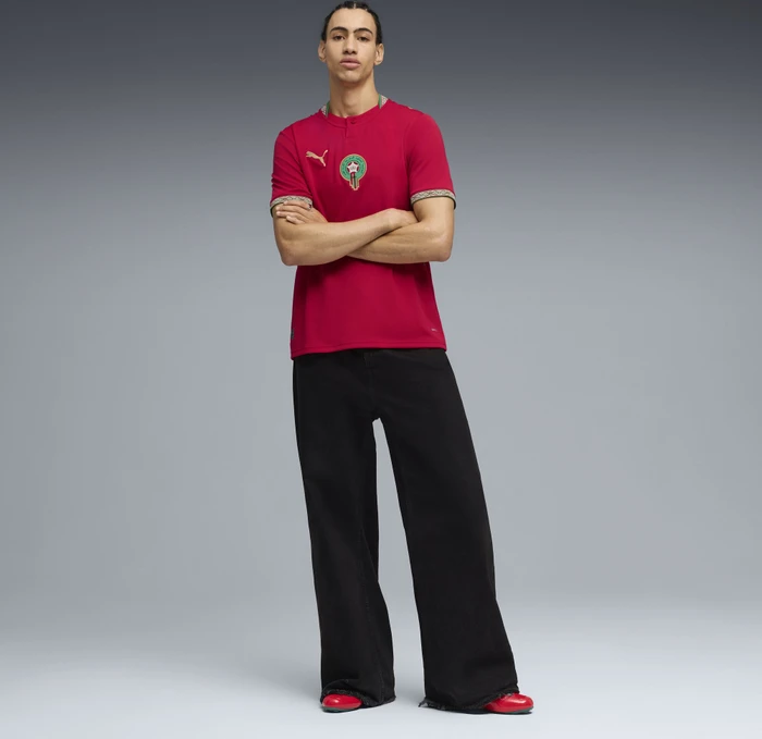 Puma FIFA WM 2026 Marokko Heimtrikot kurzarm fast red/victory gold (Herren)