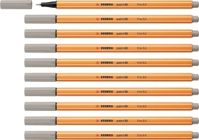 STABILO point 88 warmgrau, 10er-Pack
