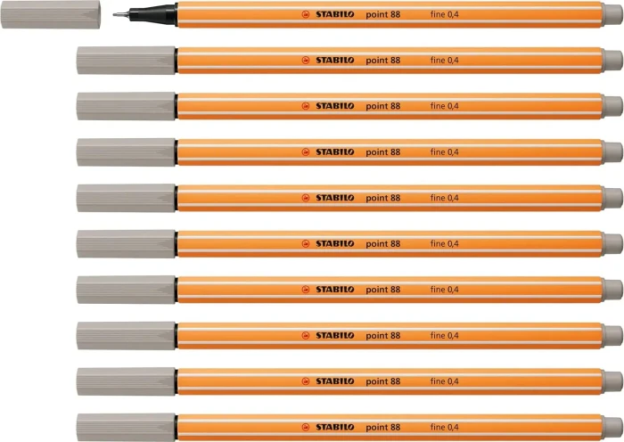 STABILO point 88 warmgrau, 10er-Pack