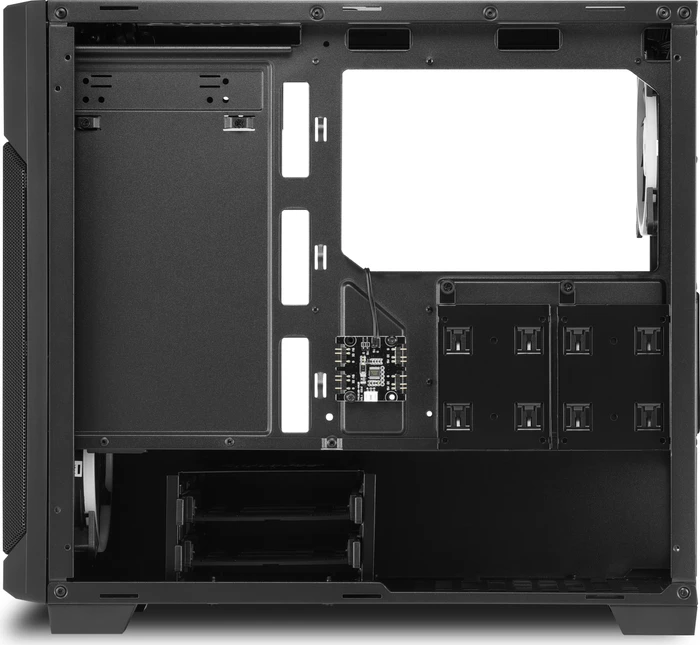 Sharkoon V1000 RGB, Glasfenster