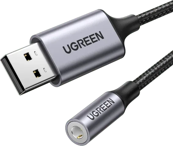 Ugreen USB-A auf 3.5mm-Klinke Audio Adapter