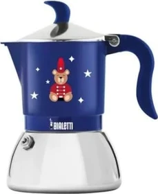 Bialetti Fiammetta Induktion 2 Tassen Espressokanne blau
