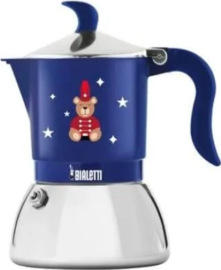 Bialetti Fiammetta Induktion 2 Tassen Espressokanne blau