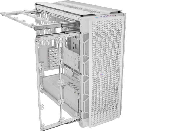 Corsair 9000D RGB Airflow White, Glasfenster