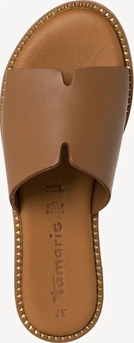 Tamaris Lederpantolette braun (Damen)