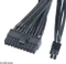Akasa Flexa P24, 24-Pin ATX Verlängerungskabel, 400mm, sleeved schwarz Vorschaubild
