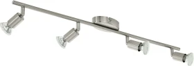 Eglo Buzz-LED Spot 3W 4-flammig nickel matt