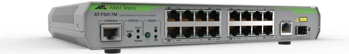 Allied Telesis CentreCOM FS900M Desktop Managed Switch, 16x RJ-45, 1x RJ-45/SFP