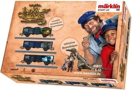 Märklin - Start up Spur H0 Güterwagenset - Offenes Güterwagen-Set Nepomuk, Frau Mahlzahn und die Wilde 13