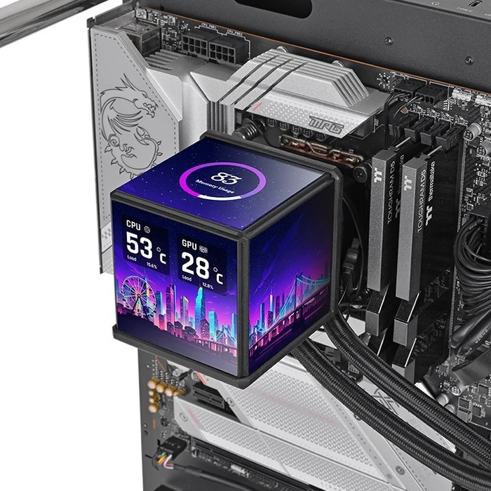 Thermaltake MINECUBE 360 Ultra ARGB Sync Black, schwarz