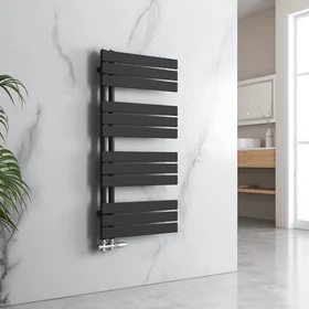 Emke SFTR Bad-/Handtuchheizkörper 132x50cm schwarz