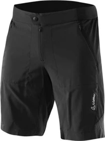 Löffler Superlitano Fahrradhose kurz schwarz (Herren)