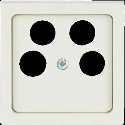Busch-Jaeger Busch-balance SI Zentralscheibe 50x50mm, elfenbeinweiß