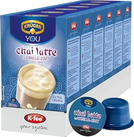 Krüger You Chai Latte Vanille-Zimt Kaffeekapseln, 96 Stück (6x 16 Stück)