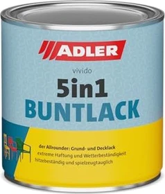 Adler 5in1 Buntlack matt innen und außen rapsgelb (RAL1021), 125ml