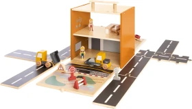 Pinolino Spielwelt Baustelle Gustav inkl. Zubehör