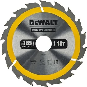DeWalt DT1936 Kreissägeblatt 18Z, 165x1.5x30mm, 1 Stück