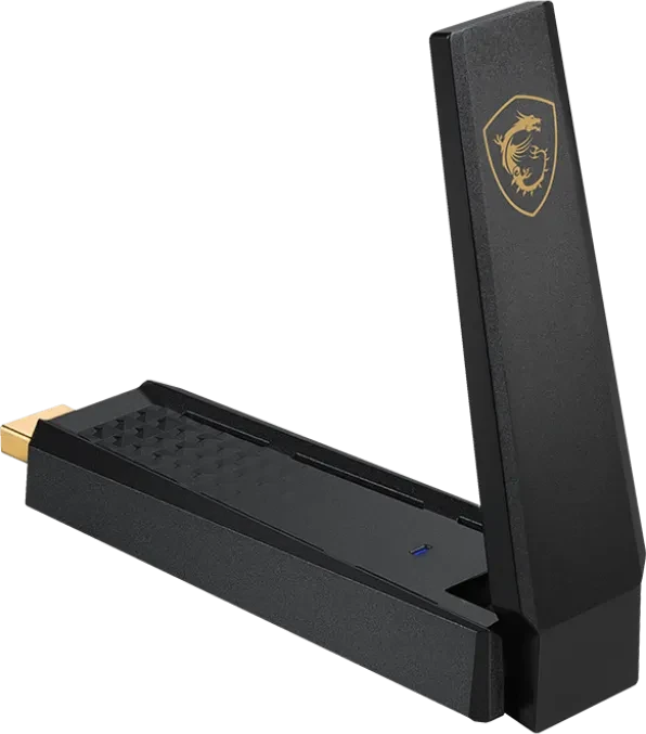 MSI AXE5400, 2.4GHz/5GHz/6GHz WLAN, USB-A 3.0 [Stecker]