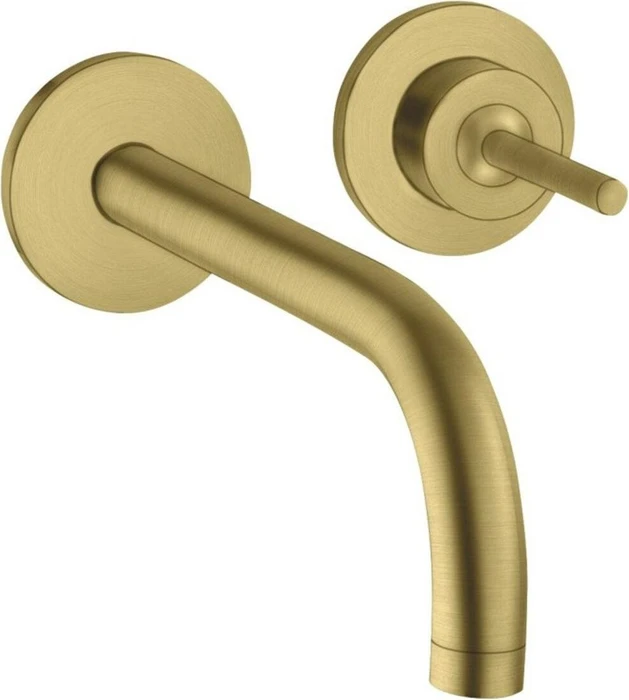 Hansgrohe Axor Uno Waschbeckenarmatur 165mm Ausladung brushed brass