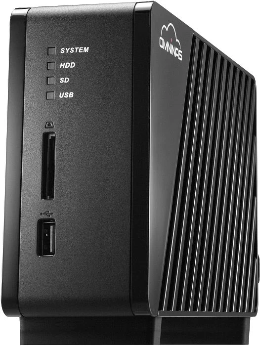 Shuttle OmniNAS KS10, 256MB RAM, 1x RJ-45 1000Base-T, 2x USB-A 2.0