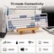 Epomaker TH108 Pro Wireless, White, LEDs RGB, hot-swap, Epomaker Creamy Jade, USB/Bluetooth, US Vorschaubild