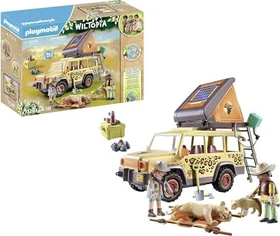 playmobil Wiltopia Mit dem Geländewagen bei den Löwen