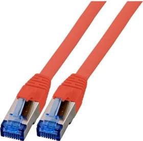 EFB Elektronik TPE Superflex Patchkabel, Cat7/Cat6a, S/FTP, RJ-45/RJ-45, 25m, rot