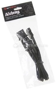 BitFenix Alchemy 4-Pin Molex auf 3x 4-Pin Molex 55cm, sleeved schwarz
