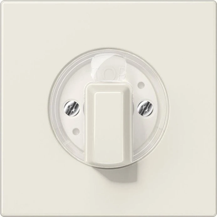 Jung Abdeckung für Drehschalter 1fach, Duroplast, Serie LS, weiß