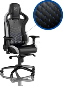 noblechairs Epic Gamingstuhl, schwarz/weiß/blau