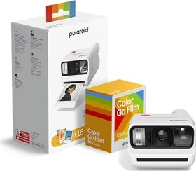 Polaroid Go Generation 3 +16 Fotos Go Color Film Bundle, Weiß