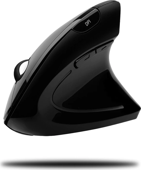 Adesso iMouse E10 Wireless Vertical Mini Mouse schwarz, USB