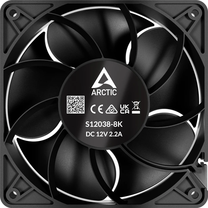 ARCTIC S12038-8K, schwarz, 120mm, 3er-Pack