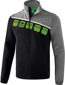 Erima 5-C mit abnehmbaren Ärmeln Funktionsjacke black/grey melange/white