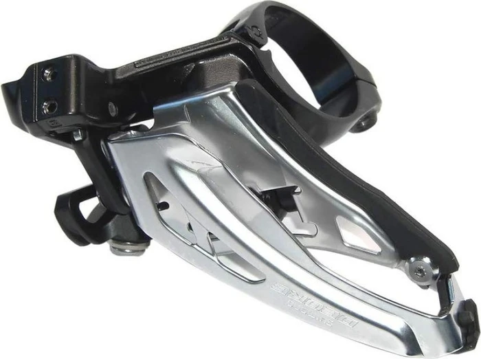Shimano Deore FD-M6020-L 2-fach 10s Umwerfer Schelle (Side Swing) 34.9mm (IFDM6020LX6)