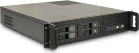 Inter-Tech IPC 2U-2504, schwarz, 2HE, ATX