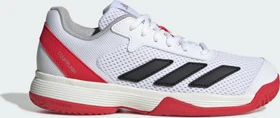 adidas Courtflash cloud white/core black/lucid red (Junior)