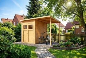 Alpholz Mollie Plus 335x199cm Gerätehaus natur