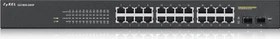 Zyxel GS1900 Rackmount Gigabit Smart Switch, 24x RJ-45, 2x SFP, 170W PoE+ (GS1900-24HP-EU0101F / GS1900-24HP-GB0101F)