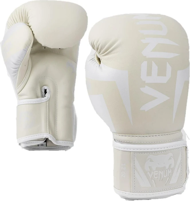Venum Elite Boxhandschuhe white/ivory