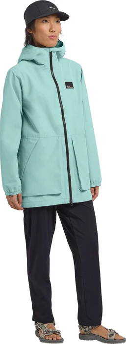 Jack Wolfskin Terraview 2L Funktionsmantel soft jade (Damen)
