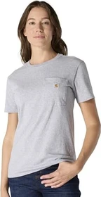 Carhartt K87 Pocket T-Shirt kurzarm heather grey (Damen)