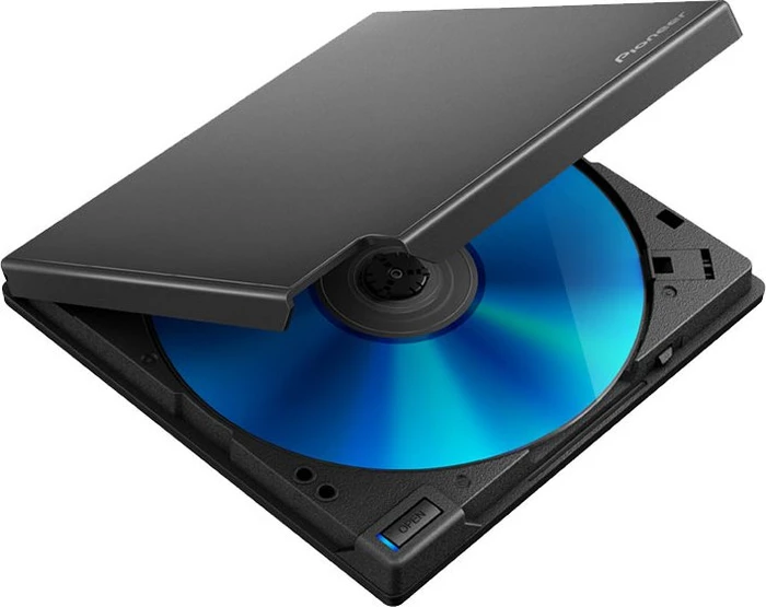 Pioneer BDR-XD08TB Misty Black, SlimLine, USB-C 3.0