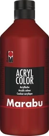 Marabu Acryl Color Acrylfarbe, rubinrot, 500ml
