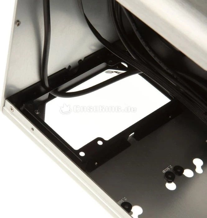 Raijintek Metis silber, Acrylfenster, Mini-ITX