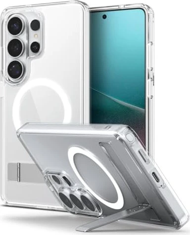 Spigen Ultra Hybrid S (MagFit) für Samsung Galaxy S26 Ultra clear white