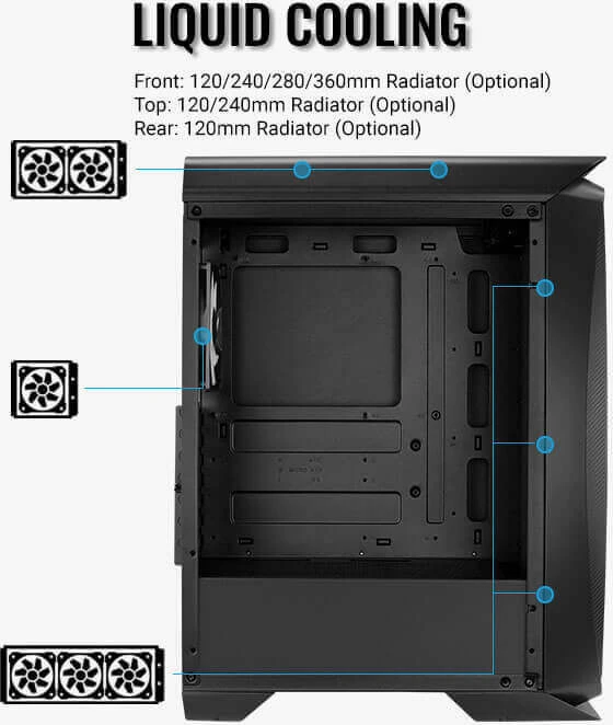 AeroCool Aero One Frost, weiß, Glasfenster