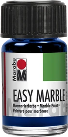 Marabu Easy Marble Marmorierfarbe, ultramarinblau dunkel, 15ml