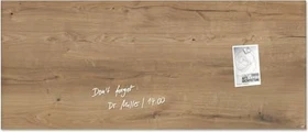 Sigel Artverum Glas-Magnetboard, Natural-Wood, 130x55cm