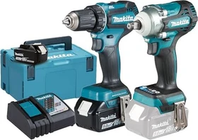 Makita DLX2452TJ Akku-Maschinenset inkl. MAKPAC + 2 Akkus 5.0Ah